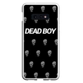 Чехол для Samsung S10E с принтом Bones Deadboy в Кировске, Силикон | Область печати: задняя сторона чехла, без боковых панелей | bones | boy | dead | deadboy | elmo | hdmi | hip | hop | kennedy | metal | rap | rapper | scream | sesh | seshollowaterboyz | skull | team | кеннеди | кости | костя | метал | рэп | рэпер | сеш | скрим | сэш | хип | хоп | череп | элмо