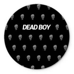 Коврик круглый с принтом Bones Deadboy в Кировске, резина и полиэстер | круглая форма, изображение наносится на всю лицевую часть | Тематика изображения на принте: bones | boy | dead | deadboy | elmo | hdmi | hip | hop | kennedy | metal | rap | rapper | scream | sesh | seshollowaterboyz | skull | team | кеннеди | кости | костя | метал | рэп | рэпер | сеш | скрим | сэш | хип | хоп | череп | элмо