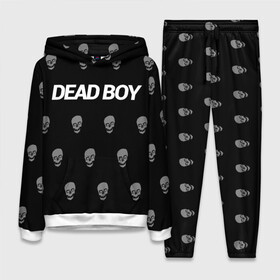 Женский костюм 3D (с толстовкой) с принтом Bones Deadboy в Кировске,  |  | bones | boy | dead | deadboy | elmo | hdmi | hip | hop | kennedy | metal | rap | rapper | scream | sesh | seshollowaterboyz | skull | team | кеннеди | кости | костя | метал | рэп | рэпер | сеш | скрим | сэш | хип | хоп | череп | элмо