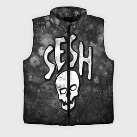 Мужской жилет утепленный 3D с принтом SESH Team (Bones) в Кировске,  |  | bones | boy | dead | deadboy | elmo | hdmi | hip | hop | kennedy | metal | rap | rapper | scream | sesh | seshollowaterboyz | skull | team | кеннеди | кости | костя | метал | рэп | рэпер | сеш | скрим | сэш | хип | хоп | череп | элмо