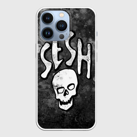 Чехол для iPhone 13 Pro с принтом SESH Team (Bones) в Кировске,  |  | Тематика изображения на принте: bones | boy | dead | deadboy | elmo | hdmi | hip | hop | kennedy | metal | rap | rapper | scream | sesh | seshollowaterboyz | skull | team | кеннеди | кости | костя | метал | рэп | рэпер | сеш | скрим | сэш | хип | хоп | череп | элмо