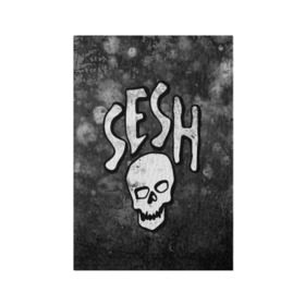 Обложка для паспорта матовая кожа с принтом SESH Team (Bones) в Кировске, натуральная матовая кожа | размер 19,3 х 13,7 см; прозрачные пластиковые крепления | bones | boy | dead | deadboy | elmo | hdmi | hip | hop | kennedy | metal | rap | rapper | scream | sesh | seshollowaterboyz | skull | team | кеннеди | кости | костя | метал | рэп | рэпер | сеш | скрим | сэш | хип | хоп | череп | элмо