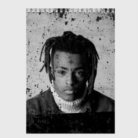 Скетчбук с принтом XXXTentacion в Кировске, 100% бумага
 | 48 листов, плотность листов — 100 г/м2, плотность картонной обложки — 250 г/м2. Листы скреплены сверху удобной пружинной спиралью | Тематика изображения на принте: broken | dead | heart | king | legend | music | rap | rapper | red | revenge | rip | xtentation | xxtennation | xxx | xxxtentacion | красное | мертв | музыка | память | разбитое | репер | рип | рэп | сердце | тентасьон | умер