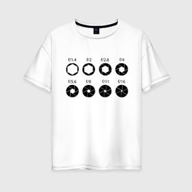 Женская футболка хлопок Oversize с принтом F 1 4-16 в Кировске, 100% хлопок | свободный крой, круглый ворот, спущенный рукав, длина до линии бедер
 | фото | фотограф | фотография
