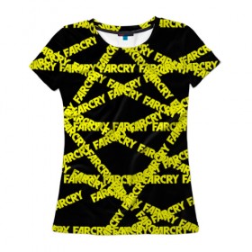 Женская футболка 3D с принтом Pop art Far Cry в Кировске, 100% полиэфир ( синтетическое хлопкоподобное полотно) | прямой крой, круглый вырез горловины, длина до линии бедер | Тематика изображения на принте: 