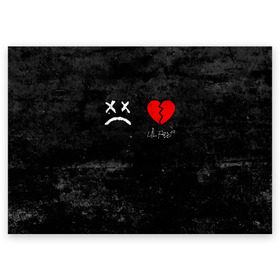 Поздравительная открытка с принтом Lil Peep RIP в Кировске, 100% бумага | плотность бумаги 280 г/м2, матовая, на обратной стороне линовка и место для марки
 | Тематика изображения на принте: broken | dead | heart | lil | lil peep | lilpeep | music | peep | pump | rap | rapper | red | rip | густав | красное | лил | лил пип | лилпип | мертв | память | пип | разбитое | рип | рэп | рэпер | сердечко | сердце | умер | эмо
