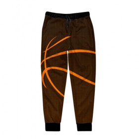 Мужские брюки 3D с принтом Баскетболист в Кировске, 100% полиэстер | манжеты по низу, эластичный пояс регулируется шнурком, по бокам два кармана без застежек, внутренняя часть кармана из мелкой сетки | баскетбол | баскетболист | мяч баскетбольный