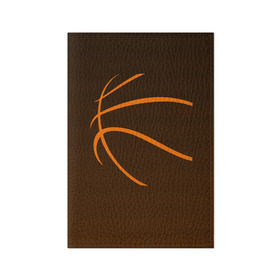 Обложка для паспорта матовая кожа с принтом Баскетболист в Кировске, натуральная матовая кожа | размер 19,3 х 13,7 см; прозрачные пластиковые крепления | баскетбол | баскетболист | мяч баскетбольный