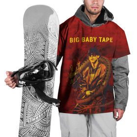Накидка на куртку 3D с принтом BIG BABY TAPE - Dragonborn в Кировске, 100% полиэстер |  | baby | bbt | big | dragonborn | dragons | fire | gimme | lost | rap | raper | tape | the | trap | взял | дракон | драконы | огонь | русский | рэп | рэппер | твою