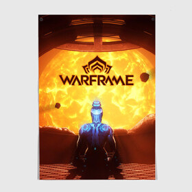 Постер с принтом Warframe в Кировске, 100% бумага
 | бумага, плотность 150 мг. Матовая, но за счет высокого коэффициента гладкости имеет небольшой блеск и дает на свету блики, но в отличии от глянцевой бумаги не покрыта лаком | бумеранг | коса | мечь | нож | оружие | перчатки | пистолет | топор | шутер | экзоскелет