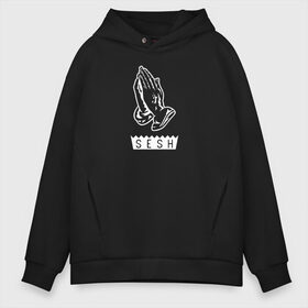 Мужское худи Oversize хлопок с принтом BONES SESH в Кировске, френч-терри — 70% хлопок, 30% полиэстер. Мягкий теплый начес внутри —100% хлопок | боковые карманы, эластичные манжеты и нижняя кромка, капюшон на магнитной кнопке | bones | cloudrap | dead | deadboy | logo | music | rap | sesh | боунс | клаудреп | кости | лого | музыка | реп