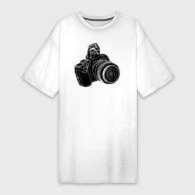 Платье-футболка хлопок с принтом зеркалка в Кировске,  |  | фото | фотограф | фотография