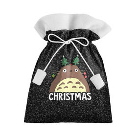 Подарочный 3D мешок с принтом Totoro Christmas в Кировске, 100% полиэстер | Размер: 29*39 см | Тематика изображения на принте: anime | christmas | moon | myneighbortotoro | night | totoro | xmas | аниме | канта | кодомо | котобус | кусакабэ | мэй | рождество | сусуватари | тацуо | тоторо | хаяомиядзаки | ясуко