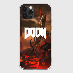 Чехол для iPhone 12 Pro Max с принтом DOOM в Кировске, Силикон |  | demon | devil | doom | doom vfr | evil | game | mars | red | демон | дум | игры | космос | красная планета | марс | пришельцы