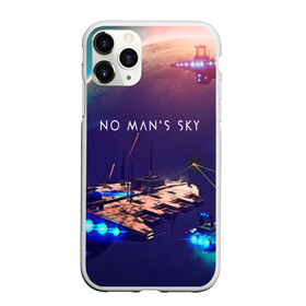 Чехол для iPhone 11 Pro Max матовый с принтом NO MANS SKY в Кировске, Силикон |  | game | hill | hills | mounatin | mounatins | nms | no mans sky | planet | rock | rocks | sky | snow | space | winter | игры | планеты