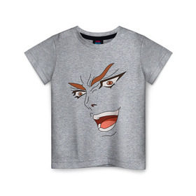 Детская футболка хлопок с принтом Dio Brando в Кировске, 100% хлопок | круглый вырез горловины, полуприлегающий силуэт, длина до линии бедер | dio | jojo | джо джо | дио