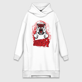 Платье-худи хлопок с принтом Eskimo Callboy   Polar Bear в Кировске,  |  | eskimo callboy | merch | metal | polar bear | rock | мерч | металл | полярный медведь | пхк | рок | эскимо коллбой