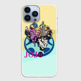 Чехол для iPhone 13 Pro Max с принтом JOJO в Кировске,  |  | adventure | anime | bizzare | jo jo | jojo | logo | manga | аниме | араки | ахегао | джо | джо джо | джоджо | жижа | жожа | жожо | йойо | лого | манга | мульт | мультфильм | отаку | сериал | символ | хирохико | юри | яой