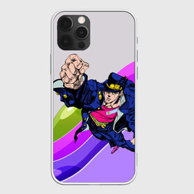 Чехол для iPhone 12 Pro с принтом Jojo Jotaro в Кировске, силикон | область печати: задняя сторона чехла, без боковых панелей | adventure | anime | bizzare | jo jo | jojo | logo | manga | аниме | араки | ахегао | джо | джо джо | джоджо | жижа | жожа | жожо | йойо | лого | манга | мульт | мультфильм | отаку | сериал | символ | хирохико | юри | яой