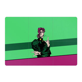 Магнитный плакат 3Х2 с принтом Jojo Kakyoin в Кировске, Полимерный материал с магнитным слоем | 6 деталей размером 9*9 см | Тематика изображения на принте: adventure | anime | bizzare | jo jo | jojo | logo | manga | аниме | араки | ахегао | джо | джо джо | джоджо | жижа | жожа | жожо | йойо | лого | манга | мульт | мультфильм | отаку | сериал | символ | хирохико | юри | яой