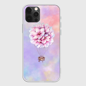 Чехол для iPhone 12 Pro Max с принтом Нежный Воздушный Шар в Кировске, Силикон |  | Тематика изображения на принте: акварель | гортензия | картина | краски | милый | пастель | розы | цветок | цветы