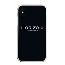 Чехол для iPhone XS Max матовый с принтом HORIZON ZERO DAWN в Кировске, Силикон | Область печати: задняя сторона чехла, без боковых панелей | aloy | game | horizon zero dawn | hunter | machine | mecha | robot | snow | spear | the frozen wilds | weapon | игры | постапокалипсис | роботы | фентези | элой