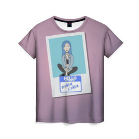 Женская футболка 3D с принтом Френдзона Мэйби в Кировске, 100% полиэфир ( синтетическое хлопкоподобное полотно) | прямой крой, круглый вырез горловины, длина до линии бедер | бойчик | группа | музыка | мультяшка | мэйби | песни | подростки | поп панк | френдзона