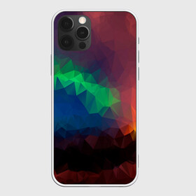 Чехол для iPhone 12 Pro Max с принтом Градиент Треугольники в Кировске, Силикон |  | абстракт | геометрический | градиент | зеленый | краски. разноцветный | красный | мозаика | синий | тренд | тренды | треугольники