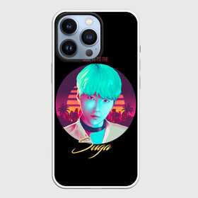 Чехол для iPhone 13 Pro с принтом BTS. Suga в Кировске,  |  | army | bangtan | beyond | boys | bts | j hope | jimin | jin | jungkook | k pop | rm | scene | suga | the | v | армия | арэма | бтс | ви | джей хоупа | сюги | чимина | чина | чонгука