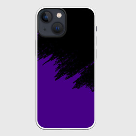 Чехол для iPhone 13 mini с принтом КРАСКА И НИЧЕГО ЛИШНЕГО в Кировске,  |  | color | dirty | purple | texture | yellow.paints | брызги | брызги красок | желтый | краски | текстура | фиолетовый