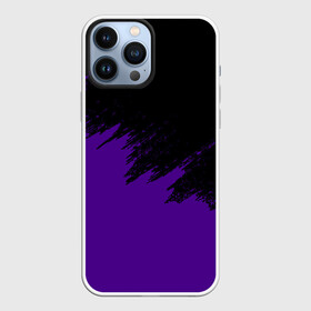 Чехол для iPhone 13 Pro Max с принтом КРАСКА И НИЧЕГО ЛИШНЕГО в Кировске,  |  | color | dirty | purple | texture | yellow.paints | брызги | брызги красок | желтый | краски | текстура | фиолетовый