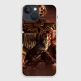 Чехол для iPhone 13 mini с принтом Warhammer в Кировске,  |  | 40000 | 40k | fantasy | total | war | битва | вархаммер | войны | игра | молот | солдат | ультрамарины