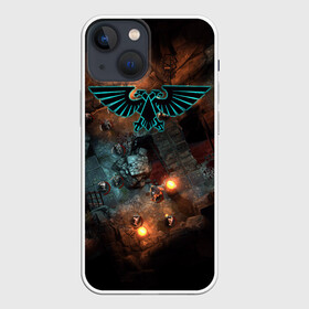 Чехол для iPhone 13 mini с принтом Warhammer в Кировске,  |  | 40000 | 40k | fantasy | total | war | битва | вархаммер | войны | игра | молот | солдат | ультрамарины