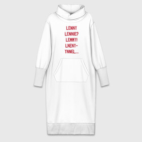 Платье удлиненное хлопок с принтом Lenny в Кировске,  |  | red dead redemption 2 | в баре | ленни | миссия | напились | прикол | рдр | рдр2 | шутка