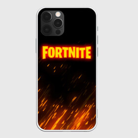 Чехол для iPhone 12 Pro с принтом FORTNITE FIRE в Кировске, силикон | область печати: задняя сторона чехла, без боковых панелей | 2019 | armor | armour | cybersport | esport | fire | fortnite | game | llama | logo | броня | игра | киберспорт | лама | симулятор строительства | строительство | фиолетовый | фирменные цвета | фортнайт