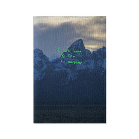 Обложка для паспорта матовая кожа с принтом Kanye West - I hate being bipolar в Кировске, натуральная матовая кожа | размер 19,3 х 13,7 см; прозрачные пластиковые крепления | kanye | kanye west | yandhi | кани | кани вест | кани вэст | янди