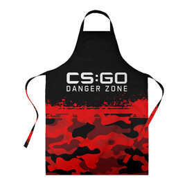 Фартук 3D с принтом CS:GO - Danger Zone в Кировске, 100% полиэстер | общий размер — 65 х 85 см, ширина нагрудника — 26 см, горловина — 53 см, длина завязок — 54 см, общий обхват в поясе — 173 см. Принт на завязках и на горловине наносится с двух сторон, на основной части фартука — только с внешней стороны | asiimov | beast | counter | counter strike | counterstrike | cs go | cs:go | csgo | danger | global | hyper | offensive | strike | zone | азимов | гоу | контер | контр | контра | контрстрайк | страйк | сы пщ