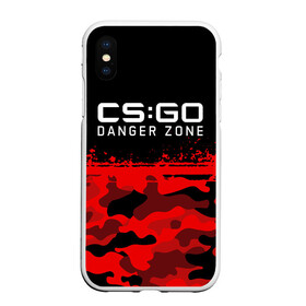 Чехол для iPhone XS Max матовый с принтом CS:GO - Danger Zone в Кировске, Силикон | Область печати: задняя сторона чехла, без боковых панелей | Тематика изображения на принте: asiimov | beast | counter | counter strike | counterstrike | cs go | cs:go | csgo | danger | global | hyper | offensive | strike | zone | азимов | гоу | контер | контр | контра | контрстрайк | страйк | сы пщ