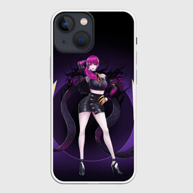 Чехол для iPhone 13 mini с принтом Evelynn в Кировске,  |  | Тематика изображения на принте: agony | evelynn | game | hug | legends | legue | legueoflegends | lol | агонии | игра | легенд | лига | лигалегенд | лол | объятия | эвелинн