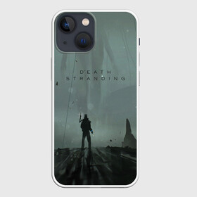 Чехол для iPhone 13 mini с принтом Death Stranding в Кировске,  |  | bridges | death stranding | game | hideo kojima | kojima productions | man | norman reedus | scar | sony interactive entertainment | suit | tie | игры | кодзима