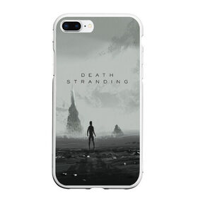 Чехол для iPhone 7Plus/8 Plus матовый с принтом DEATH STRANDING в Кировске, Силикон | Область печати: задняя сторона чехла, без боковых панелей | bridges | death stranding | game | hideo kojima | kojima productions | man | norman reedus | scar | sony interactive entertainment | suit | tie | игры | кодзима