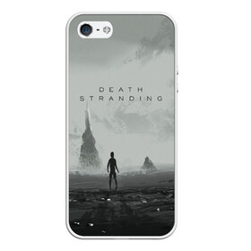 Чехол для iPhone 5/5S матовый с принтом DEATH STRANDING в Кировске, Силикон | Область печати: задняя сторона чехла, без боковых панелей | bridges | death stranding | game | hideo kojima | kojima productions | man | norman reedus | scar | sony interactive entertainment | suit | tie | игры | кодзима