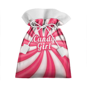 Подарочный 3D мешок с принтом Candy Girl в Кировске, 100% полиэстер | Размер: 29*39 см | Тематика изображения на принте: вкусняшка | карамель | конфета | милый | няша | розовый | сладкая девочка | сладость