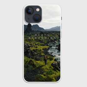 Чехол для iPhone 13 mini с принтом Death Stranding в Кировске,  |  | bridges | death stranding | game | hideo kojima | kojima productions | man | norman reedus | scar | sony interactive entertainment | suit | tie | игры | кодзима