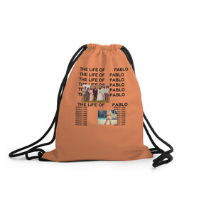 Рюкзак-мешок 3D с принтом Kanye West PABLO в Кировске, 100% полиэстер | плотность ткани — 200 г/м2, размер — 35 х 45 см; лямки — толстые шнурки, застежка на шнуровке, без карманов и подкладки | kanye | kanye west | yandhi | кани | кани вест | кани вэст | янди