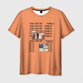 Мужская футболка 3D с принтом Kanye West PABLO в Кировске, 100% полиэфир | прямой крой, круглый вырез горловины, длина до линии бедер | Тематика изображения на принте: kanye | kanye west | yandhi | кани | кани вест | кани вэст | янди