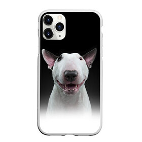 Чехол для iPhone 11 Pro матовый с принтом Oh snap! в Кировске, Силикон |  | bull terrier | dog |   | бультерьер | собака