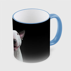 Кружка 3D с принтом Oh snap! в Кировске, керамика | ёмкость 330 мл | bull terrier | dog |   | бультерьер | собака