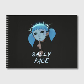 Альбом для рисования с принтом Sally Face (6) в Кировске, 100% бумага
 | матовая бумага, плотность 200 мг. | face | fisher | larry johnson | mask | sally | sally face | sally fisher | демоны | духи | маска | призраки | салли | салли фейс | салли фишер | фейс