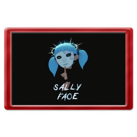 Магнит 45*70 с принтом Sally Face (6) в Кировске, Пластик | Размер: 78*52 мм; Размер печати: 70*45 | face | fisher | larry johnson | mask | sally | sally face | sally fisher | демоны | духи | маска | призраки | салли | салли фейс | салли фишер | фейс